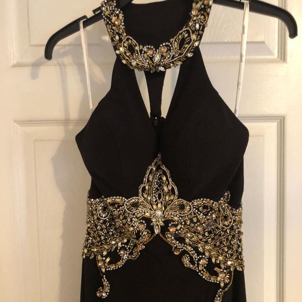 Brand new! Black size 6 Sparkle evening gown.